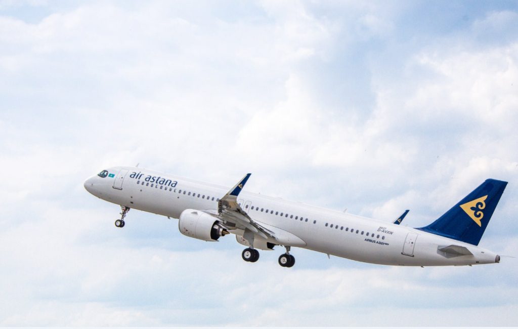 Air Astana получила Airbus A321LR (2)