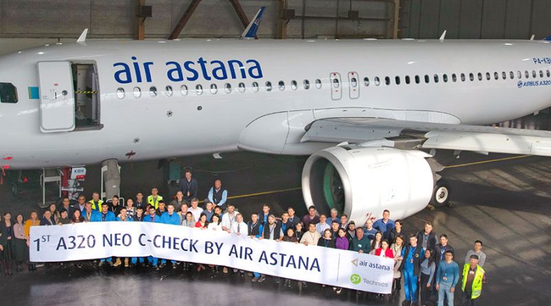 Air Astana провела первый C-check Airbus A320neo