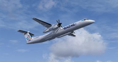 Qazaq Air начинает полеты в Костанай, Актобе, Талдыкорган и Павлодар
