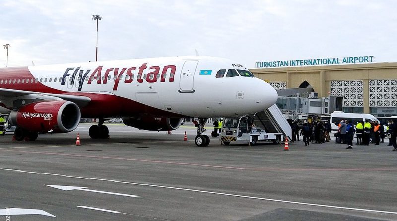 FlyArystan выполнила первый рейс из Нур-Султана в Туркестан
