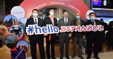 Из Туркестана выполнен первый международный рейс